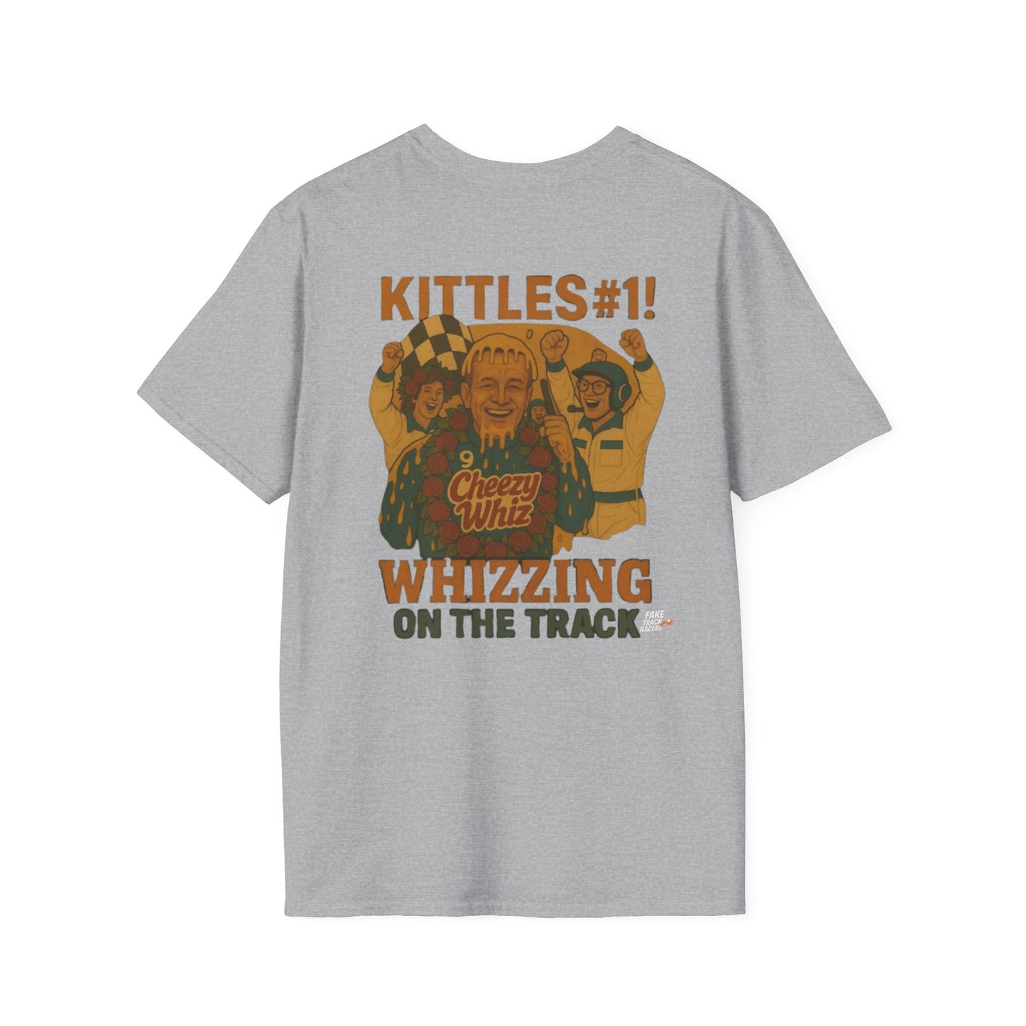 Vintage Style 90s Racing Tee Shirt TRENT KITTLES ROY Fake Track Racers