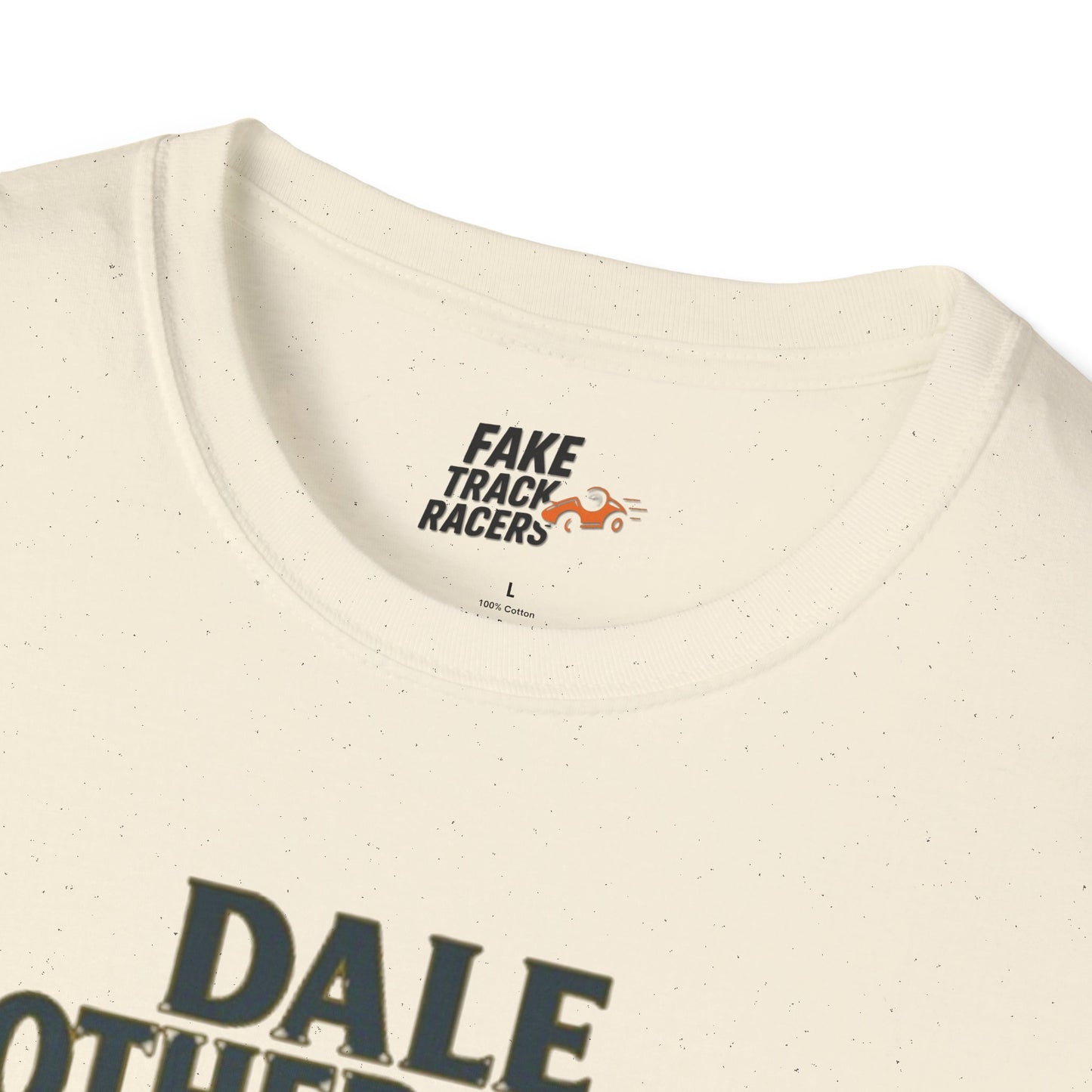 Vintage Style 90s Racing Tee Shirt DALE WOTHERSPOON Alpaca Fake Track Racers