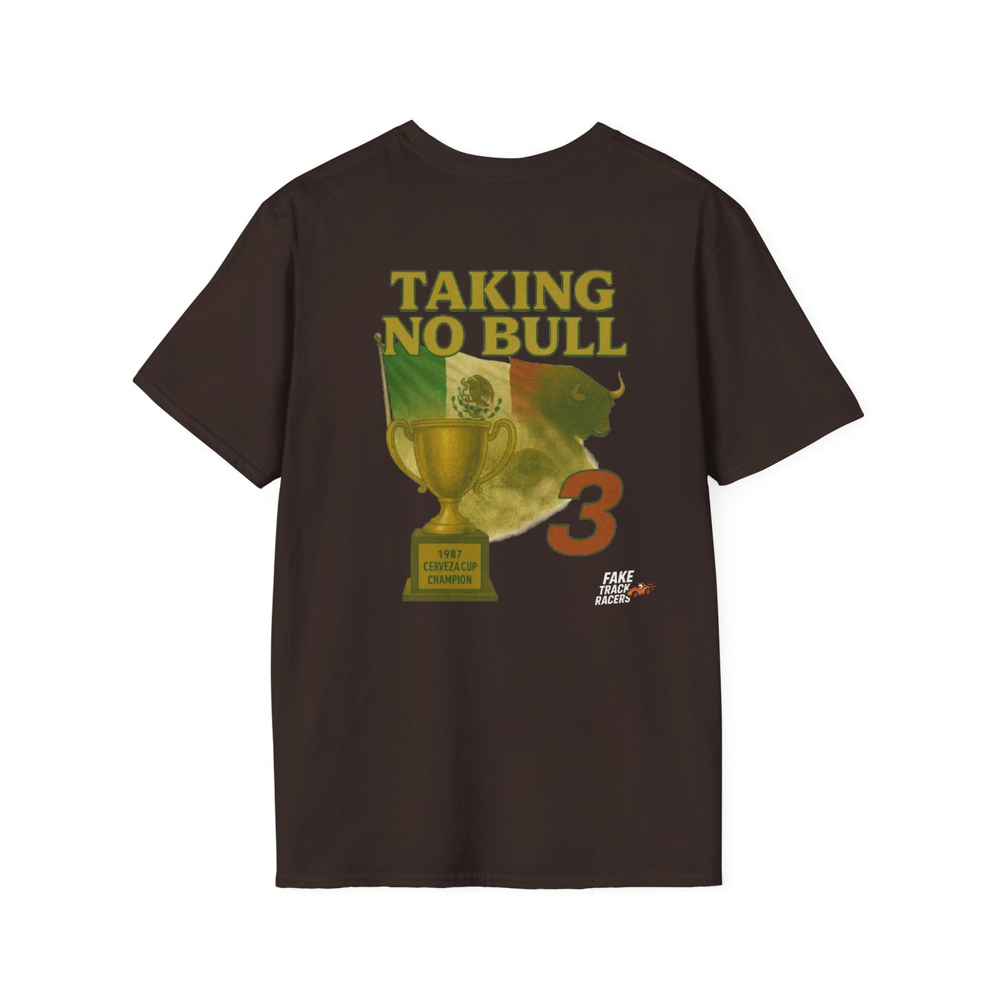 Vintage Style 90s Racing Tee Shirt JORGE ESTEVEZ Cerveza Champ Fake Track Racers