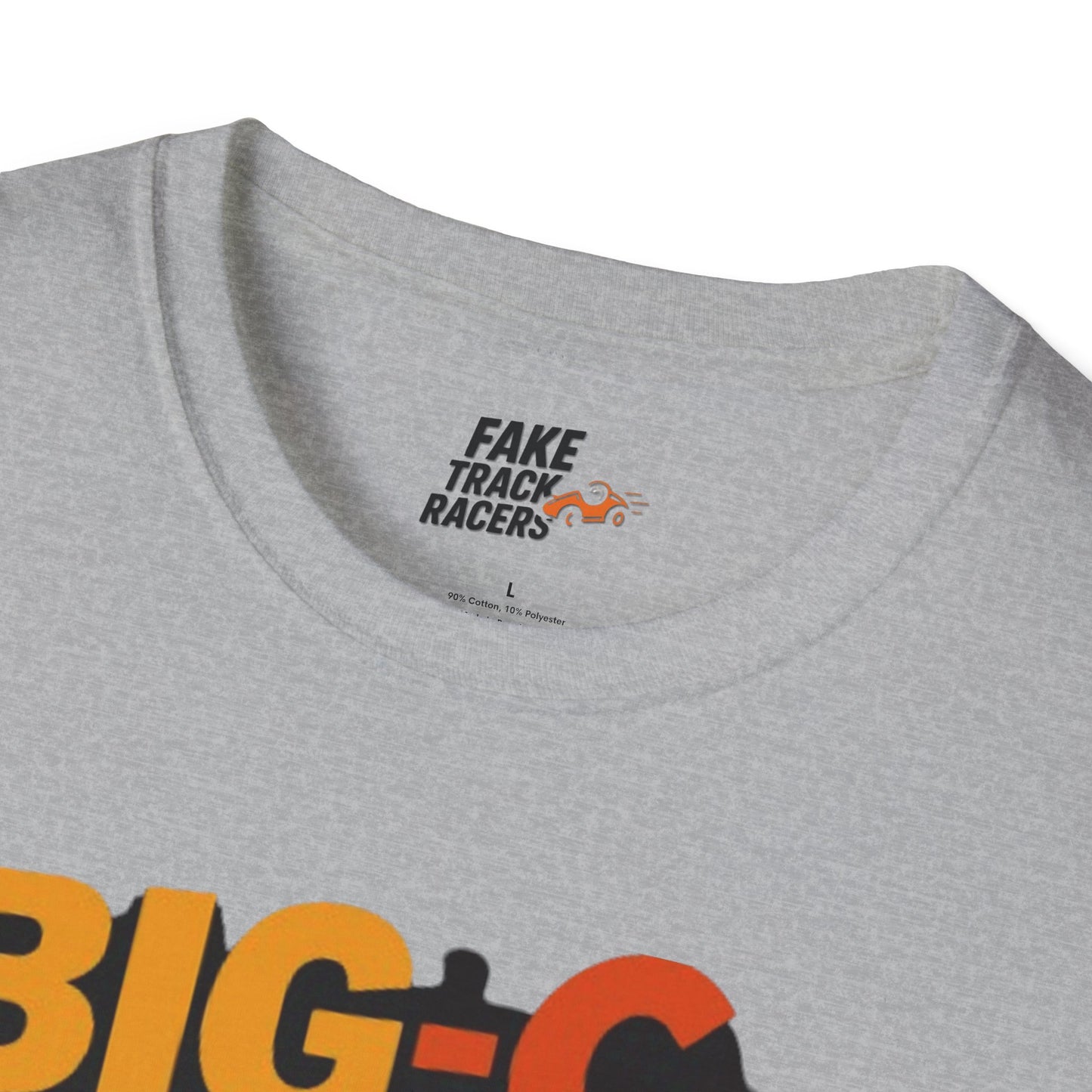 Vintage Style 90s Racing Tee Shirt TRIP HAMILTON BigC Fake Track Racers