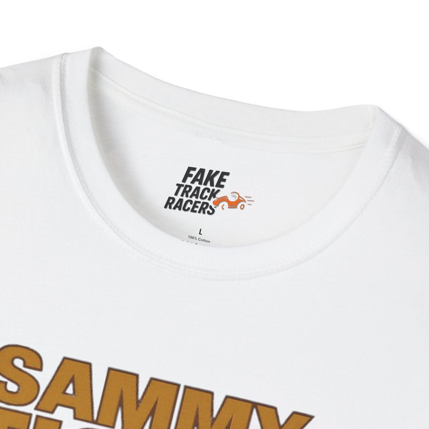Vintage Style Racing Tee Shirt SAMMY TICKLE, 1988 Champion Shirt Fake Track Racers