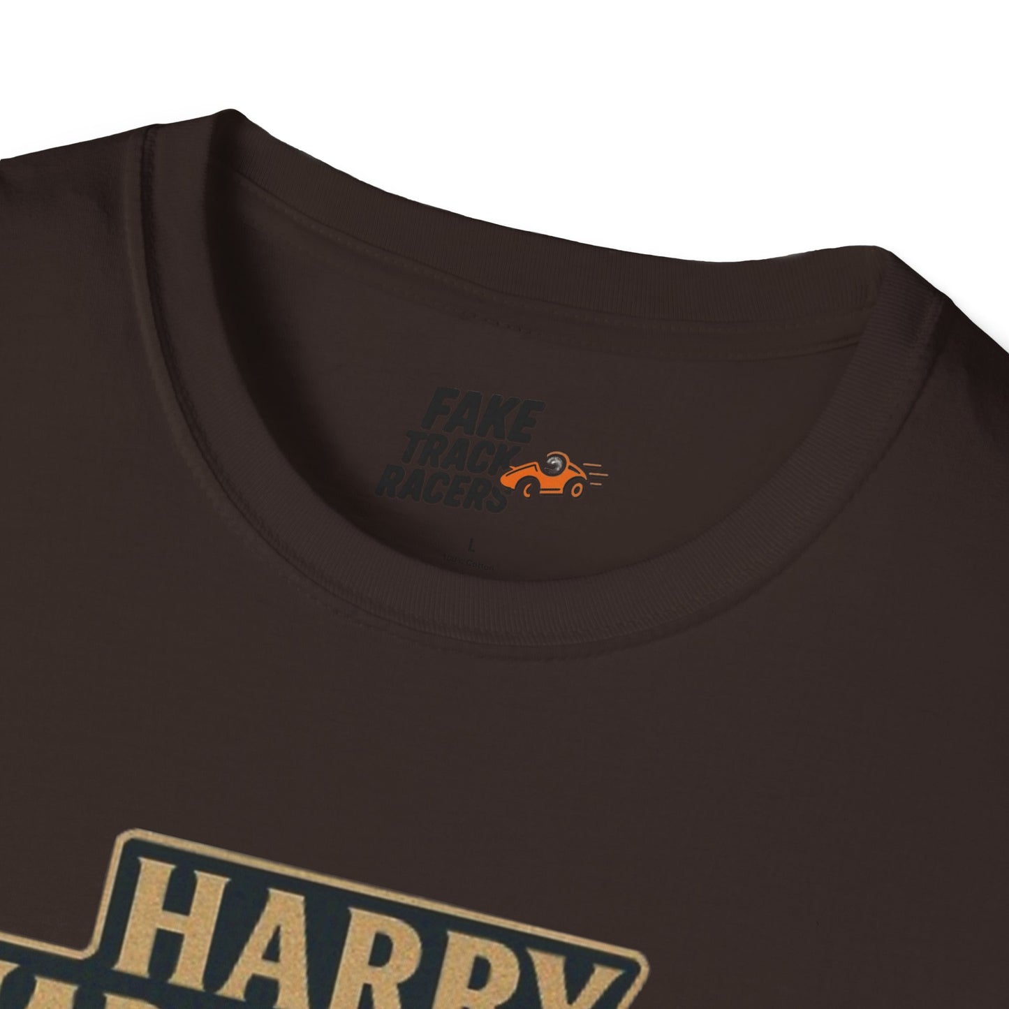 Vintage Style 90s Racing Tee Shirt HARRY MAPLETHORPE Hellmark's Fake Track Racers