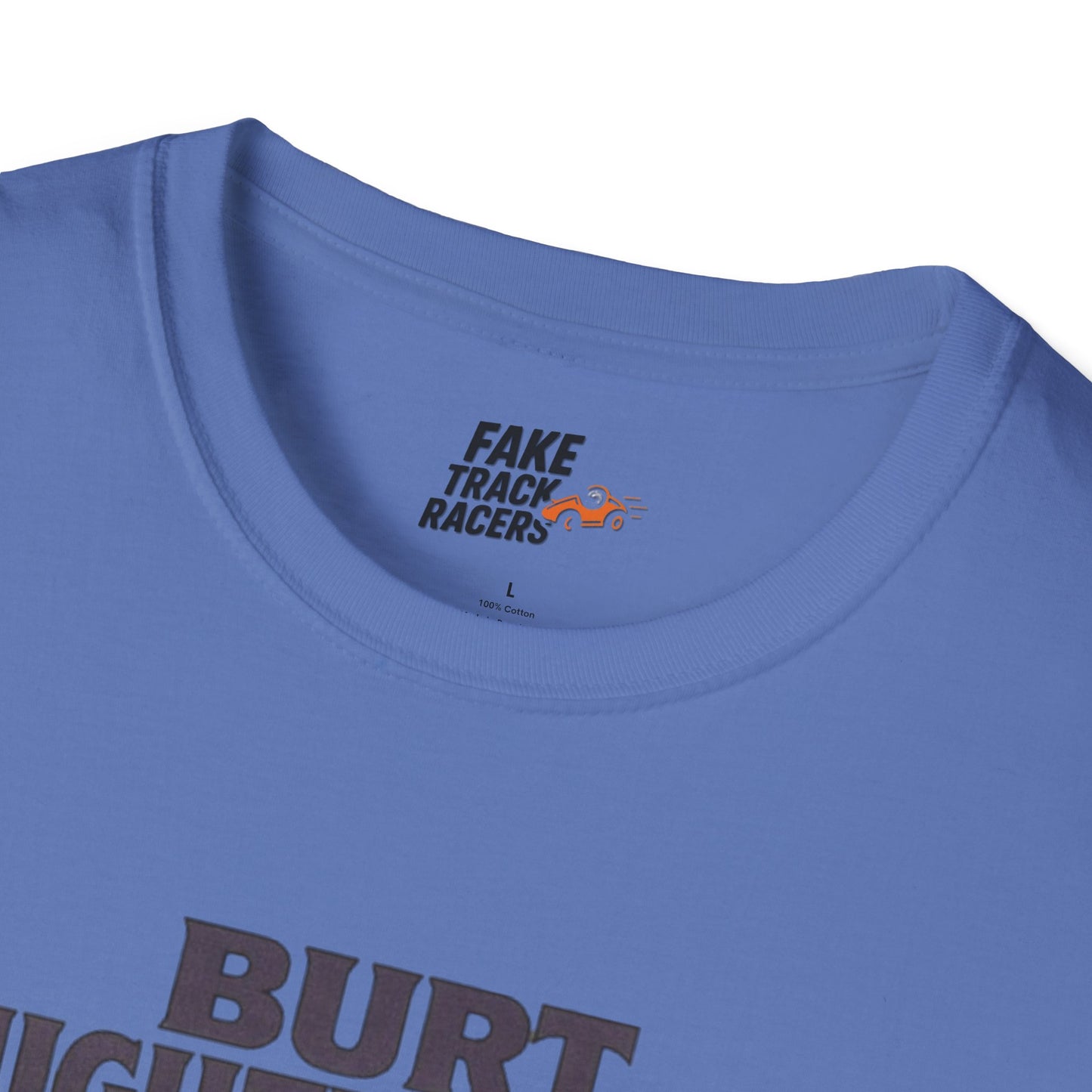 Vintage Style 90s Racing Tee Shirt BURT NIGHTINGALE Song Bird Fake Track Racers