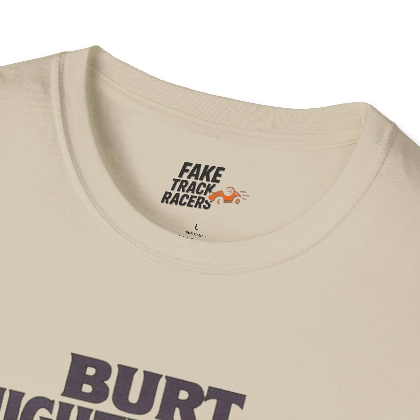 Vintage Style 90s Racing Tee Shirt BURT NIGHTINGALE Song Bird Fake Track Racers