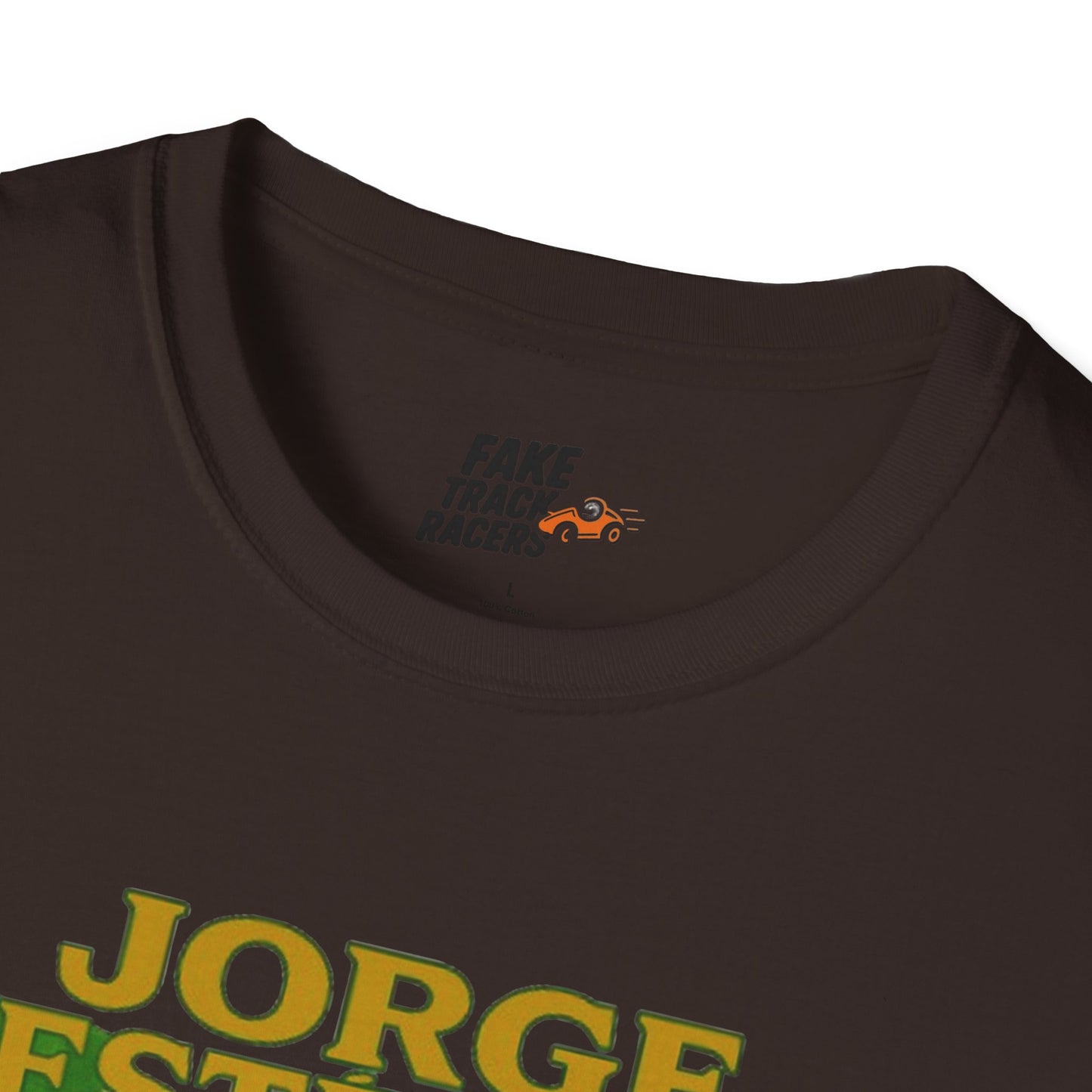 Vintage Style 90s Racing Tee Shirt JORGE ESTEVEZ Cerveza Champ Fake Track Racers