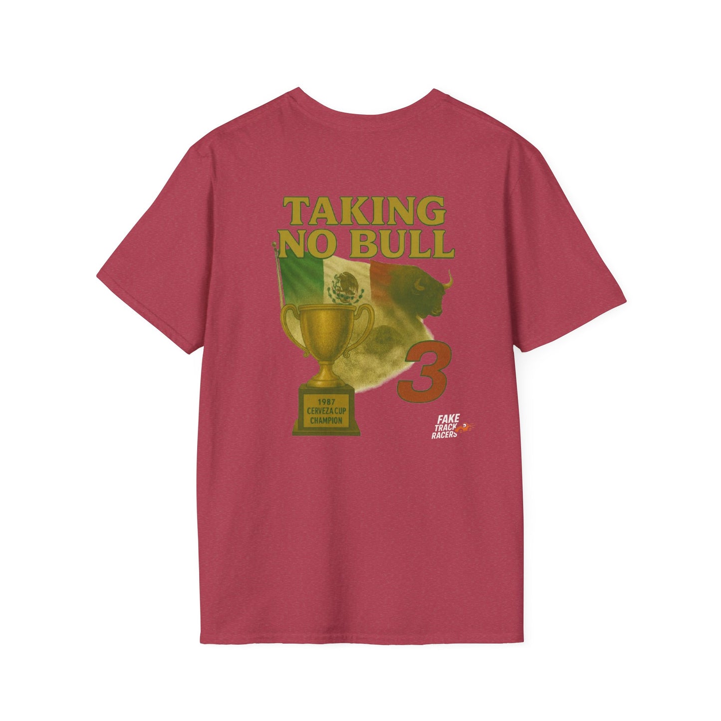 Vintage Style 90s Racing Tee Shirt JORGE ESTEVEZ Cerveza Champ Fake Track Racers