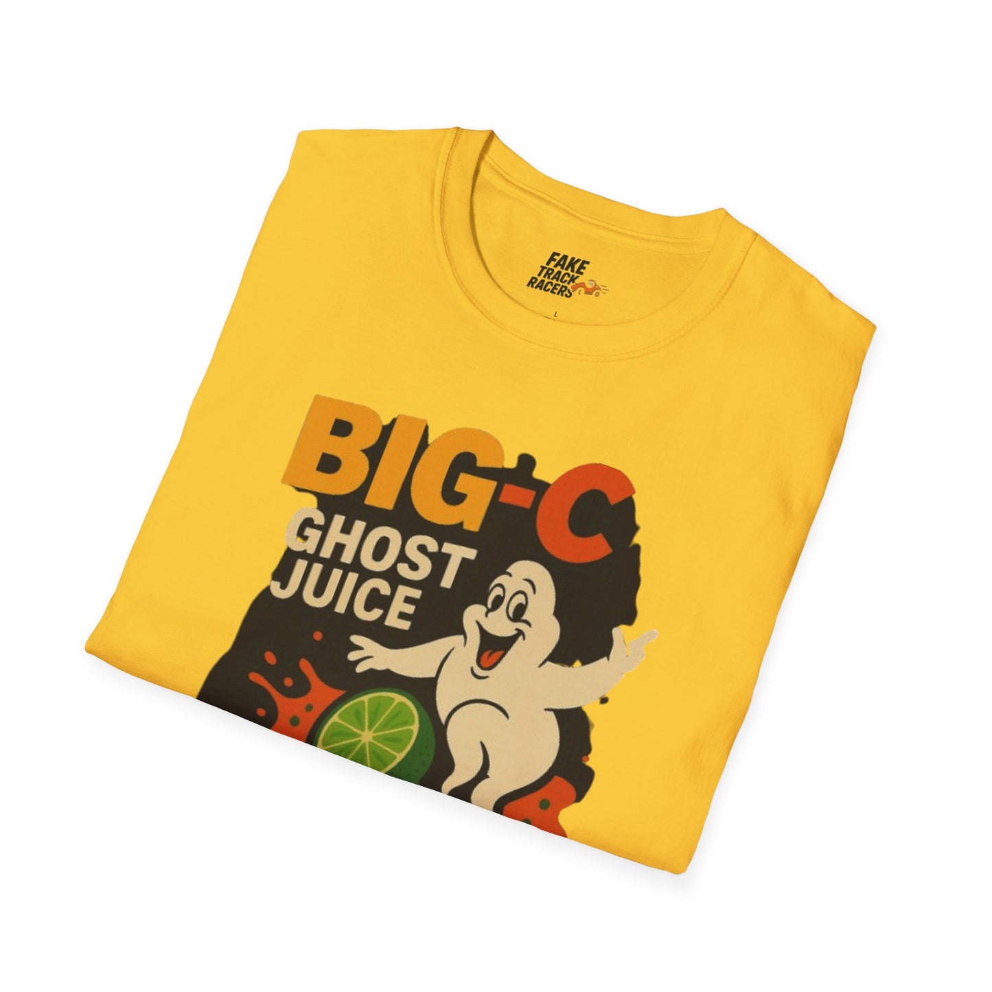 Vintage Style 90s Racing Tee Shirt TRIP HAMILTON BigC Fake Track Racers