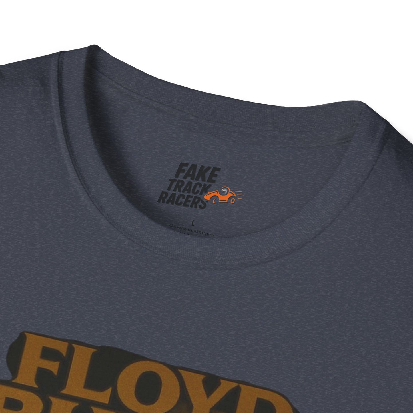 Vintage Style 90s Racing Tee Shirt FLOYD BUTTS Bapst Fake Track Racers