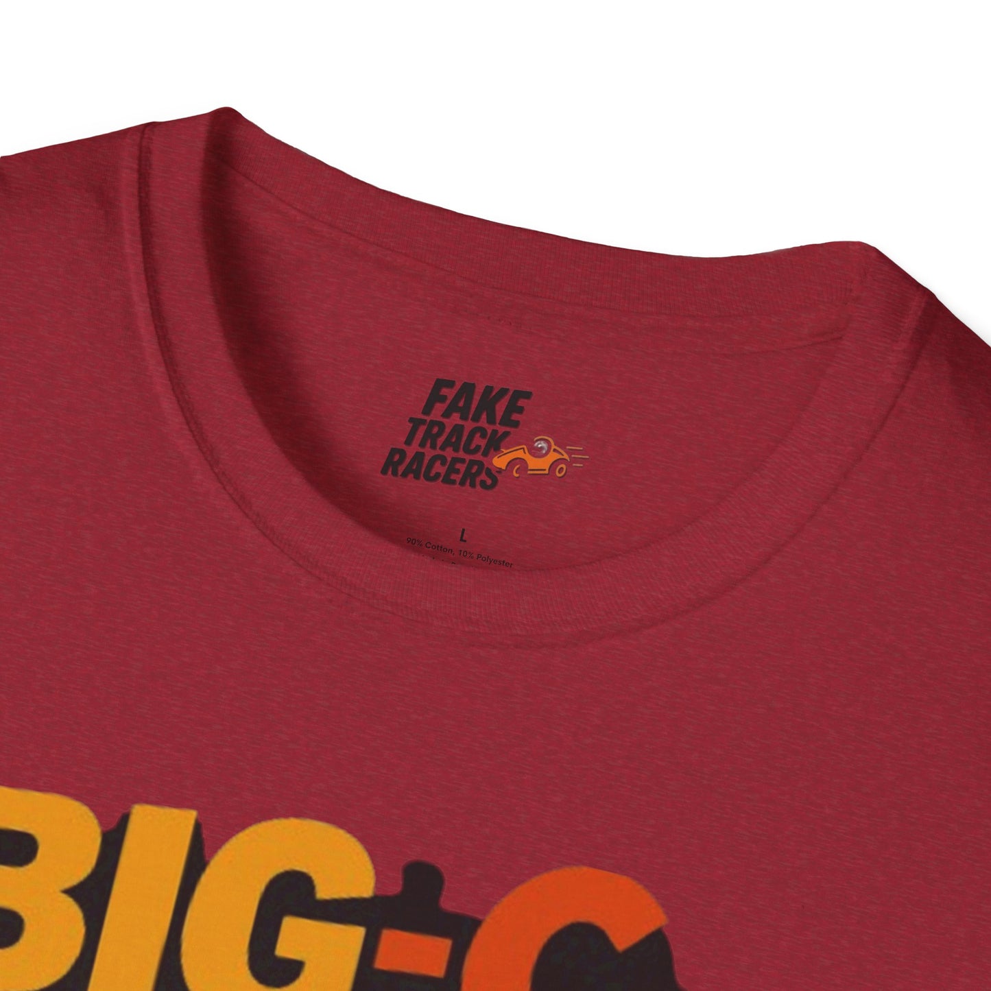 Vintage Style 90s Racing Tee Shirt TRIP HAMILTON BigC Fake Track Racers