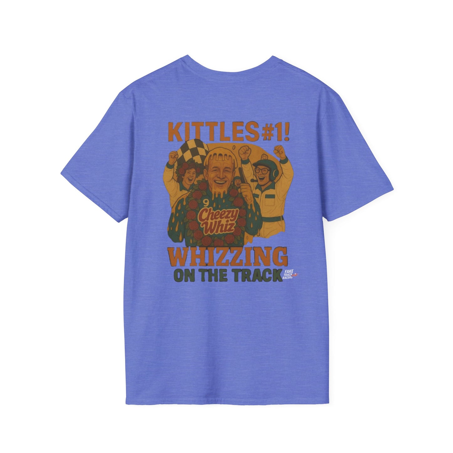 Vintage Style 90s Racing Tee Shirt TRENT KITTLES ROY Fake Track Racers