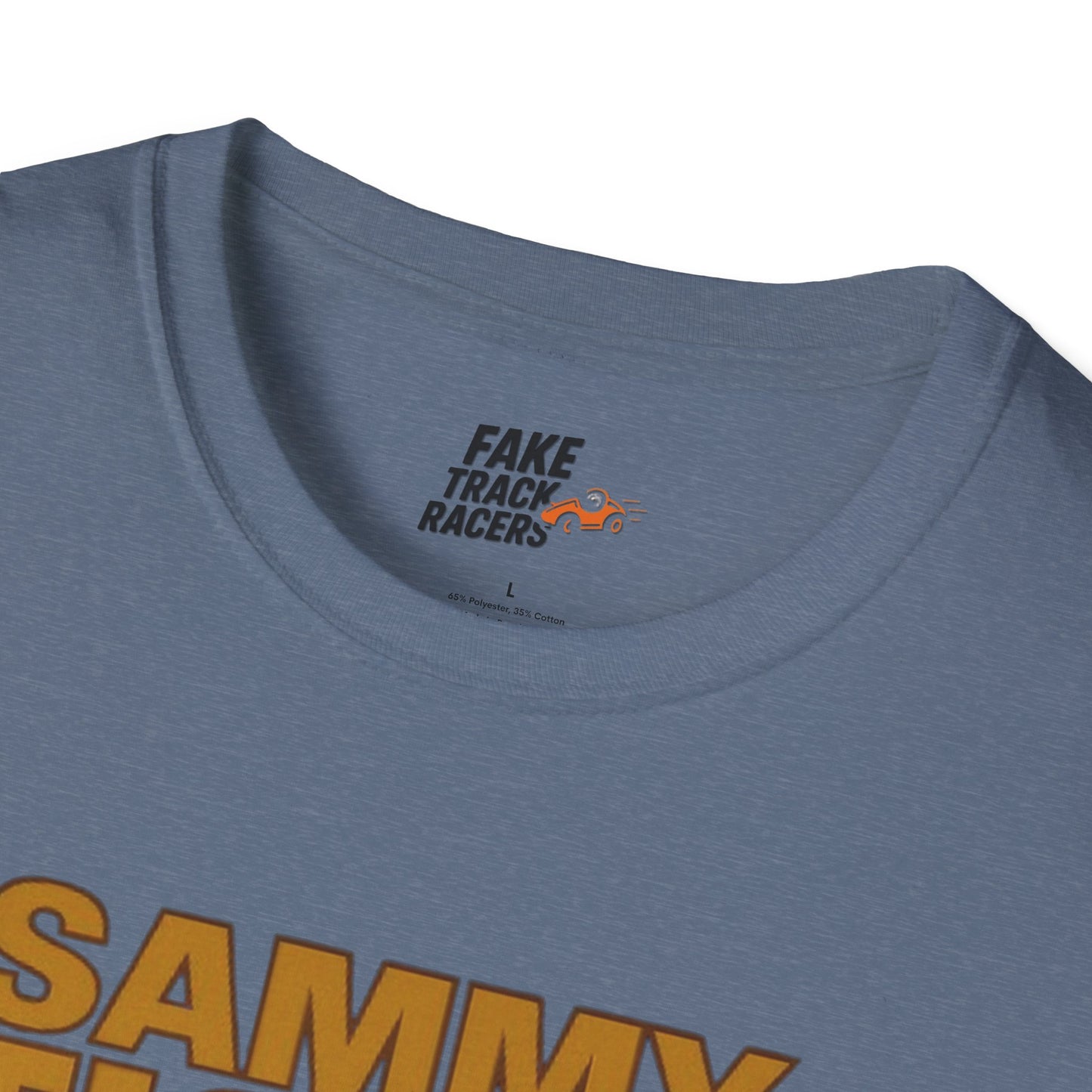 Vintage Style Racing Tee Shirt SAMMY TICKLE, 1988 Champion Shirt Fake Track Racers