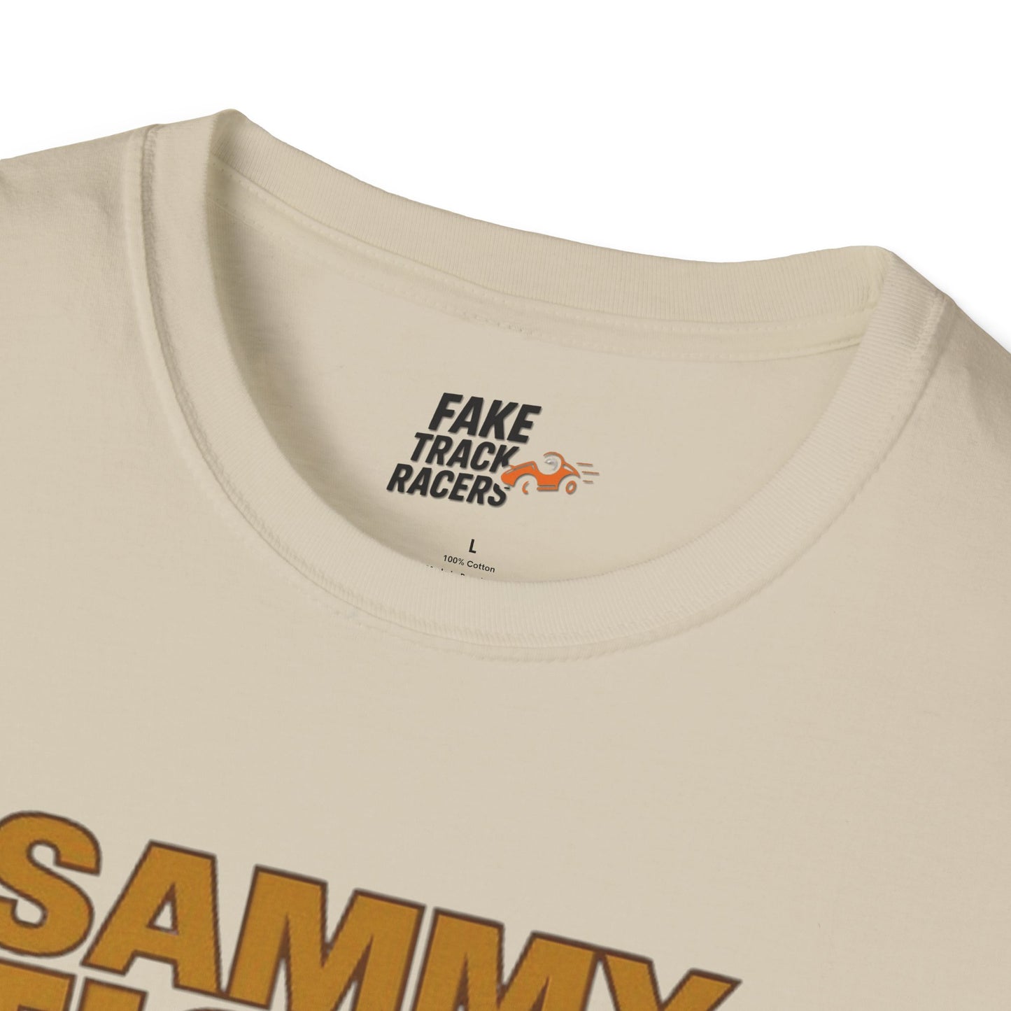 Vintage Style Racing Tee Shirt SAMMY TICKLE, 1988 Champion Shirt Fake Track Racers