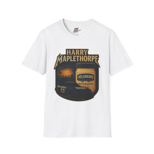 Vintage Style 90s Racing Tee Shirt HARRY MAPLETHORPE Hellmark's Fake Track Racers