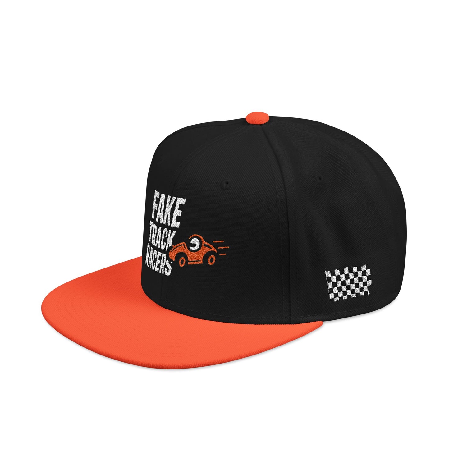 Fake Track Racers Mega Snapback