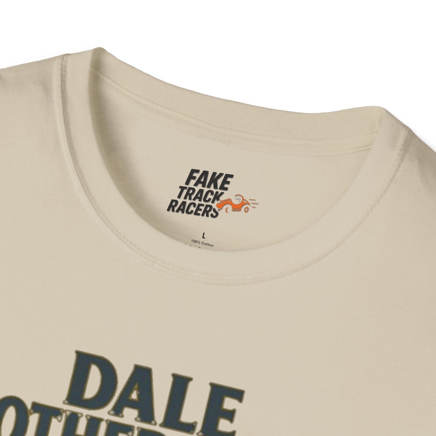Vintage Style 90s Racing Tee Shirt DALE WOTHERSPOON Alpaca Fake Track Racers