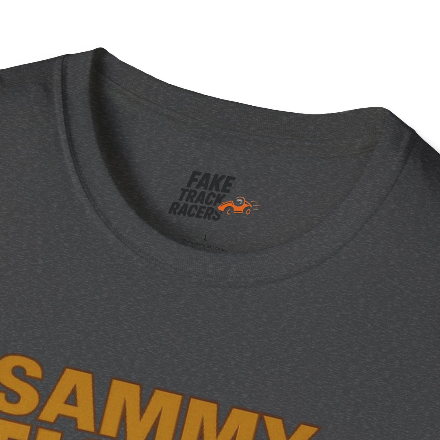 Vintage Style Racing Tee Shirt SAMMY TICKLE, 1988 Champion Shirt Fake Track Racers