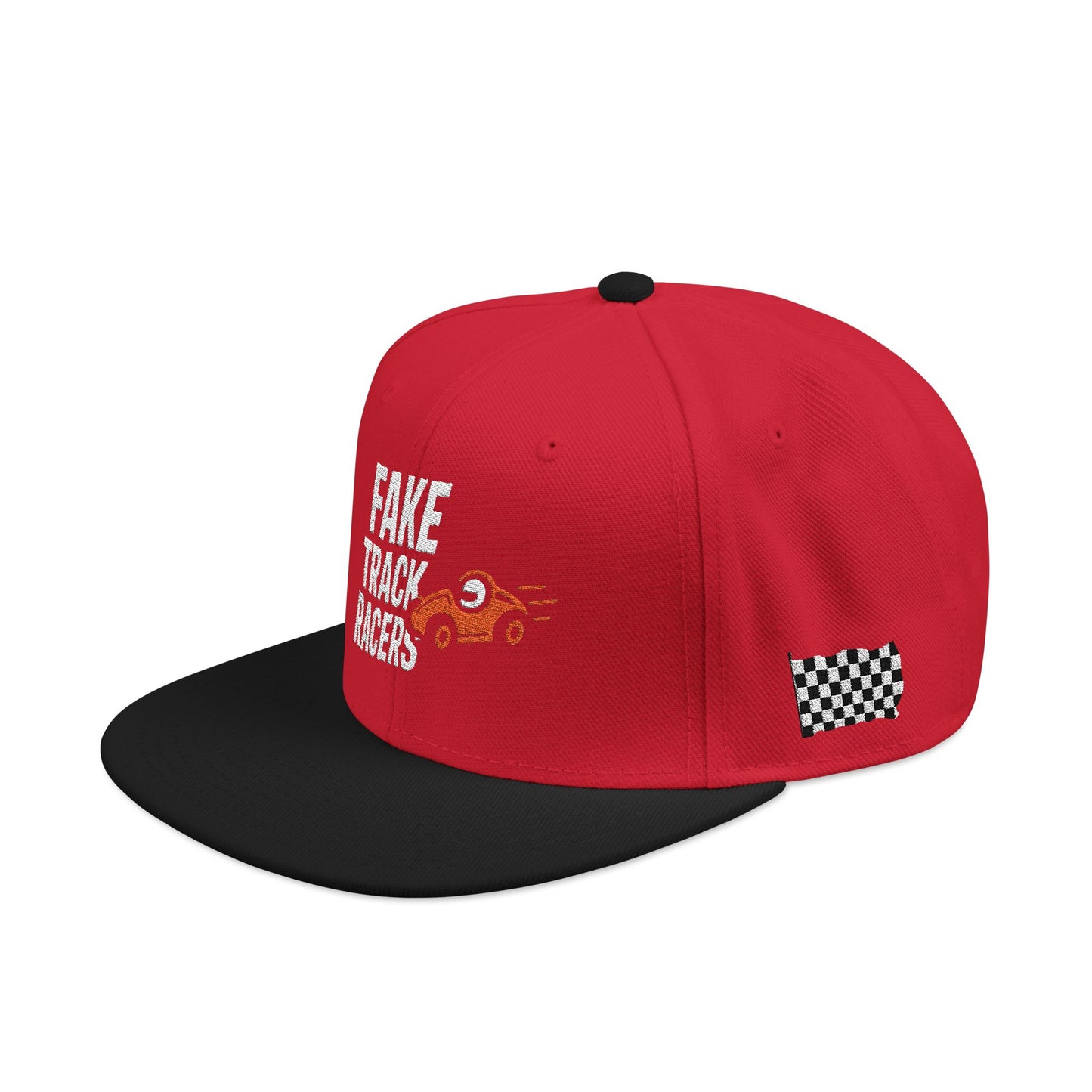 Fake Track Racers Mega Snapback