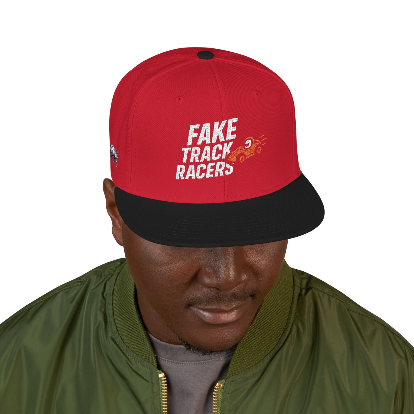 Fake Track Racers Mega Snapback