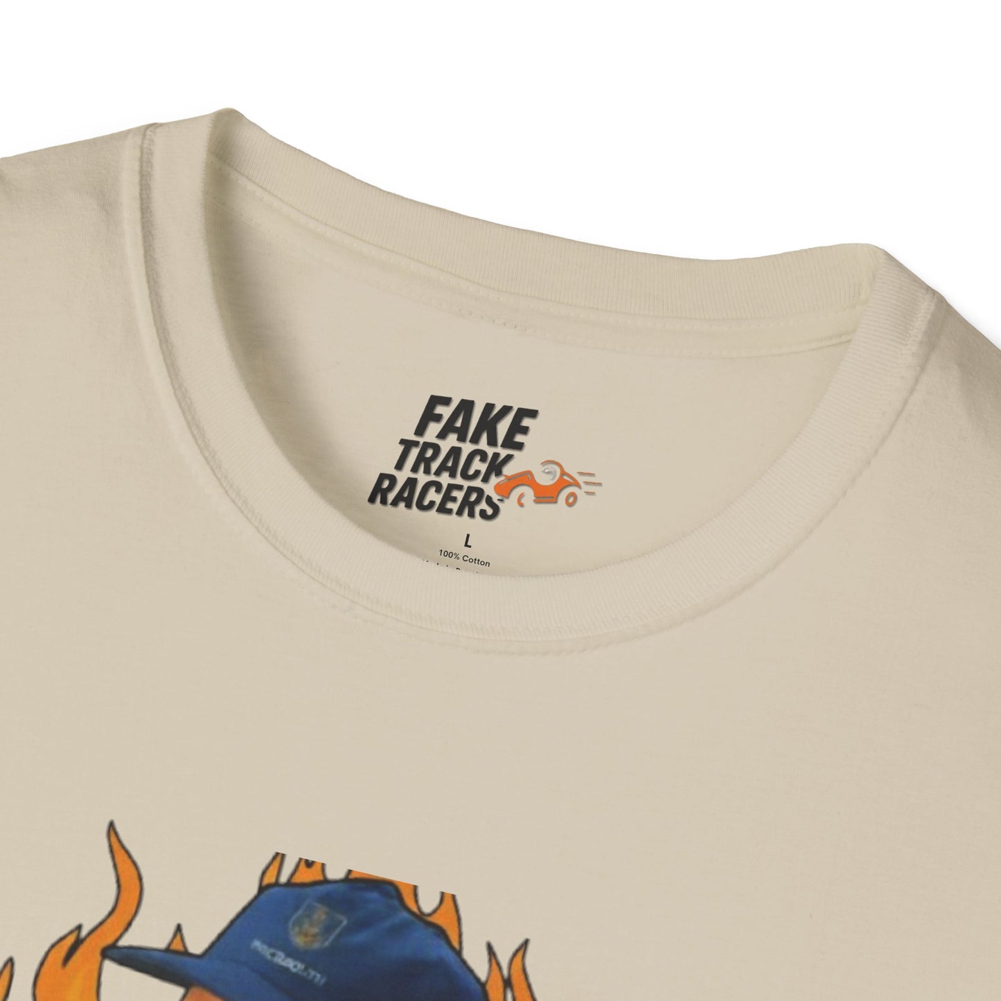 Vintage Style 90s Racing Tee Shirt NORMAN SPARKS Victory Fake Track Racers