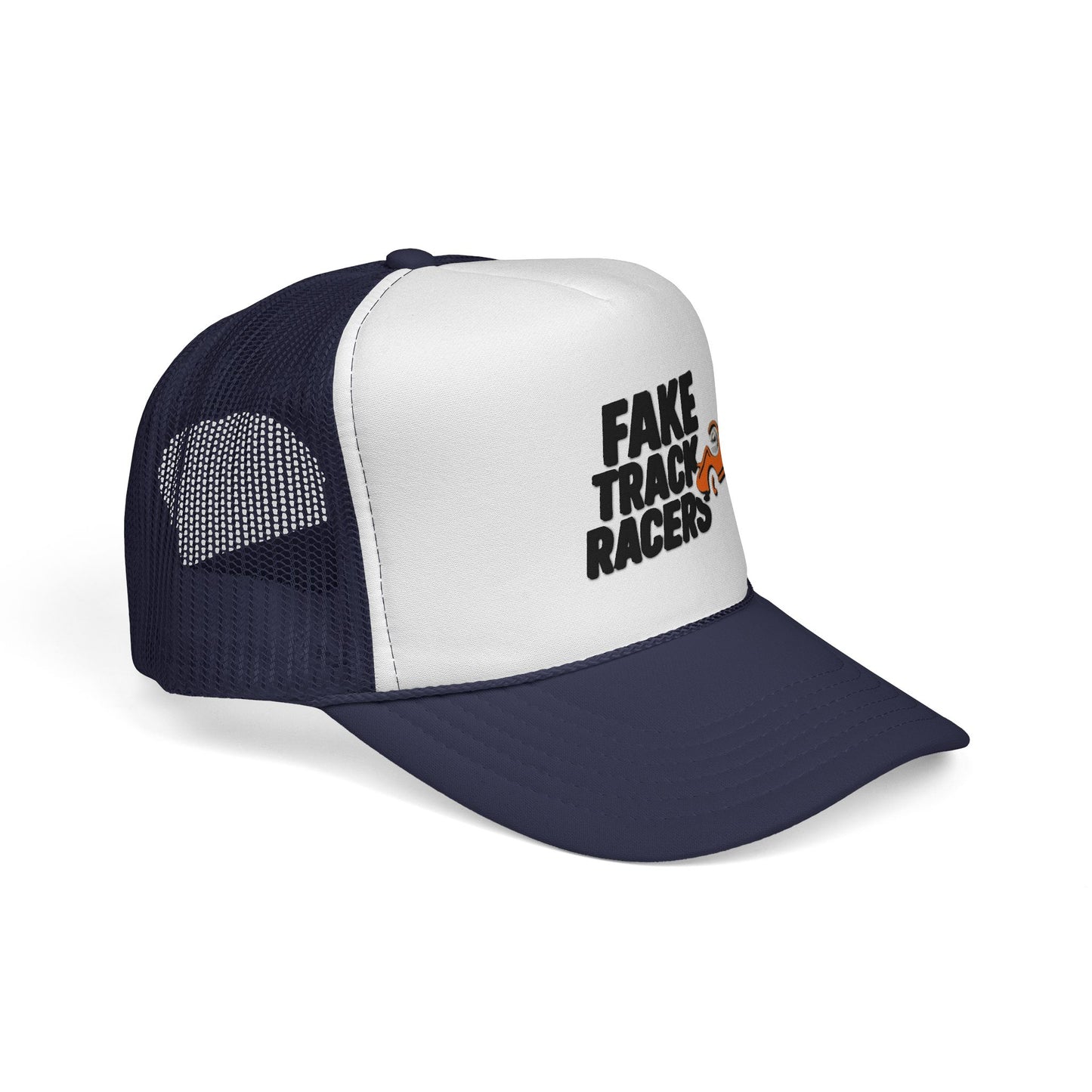Fake Track Racers Mega Trucker Hat Mesh