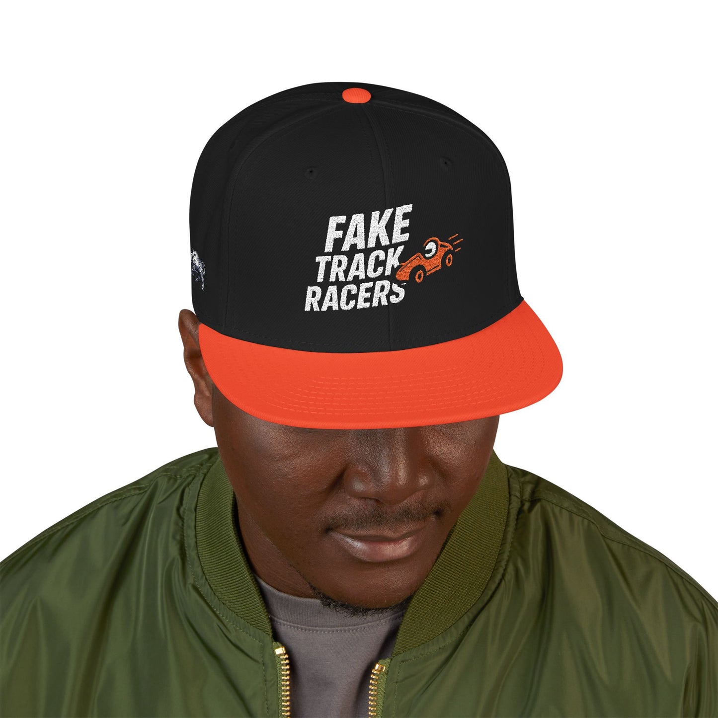 Fake Track Racers Mega Snapback