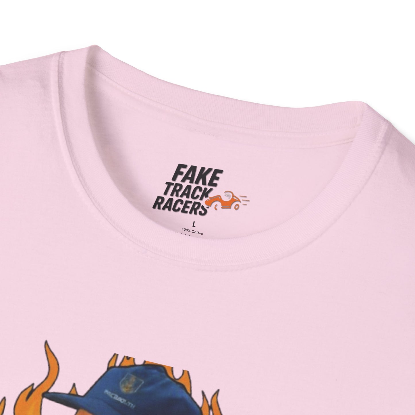 Vintage Style 90s Racing Tee Shirt NORMAN SPARKS Victory Fake Track Racers