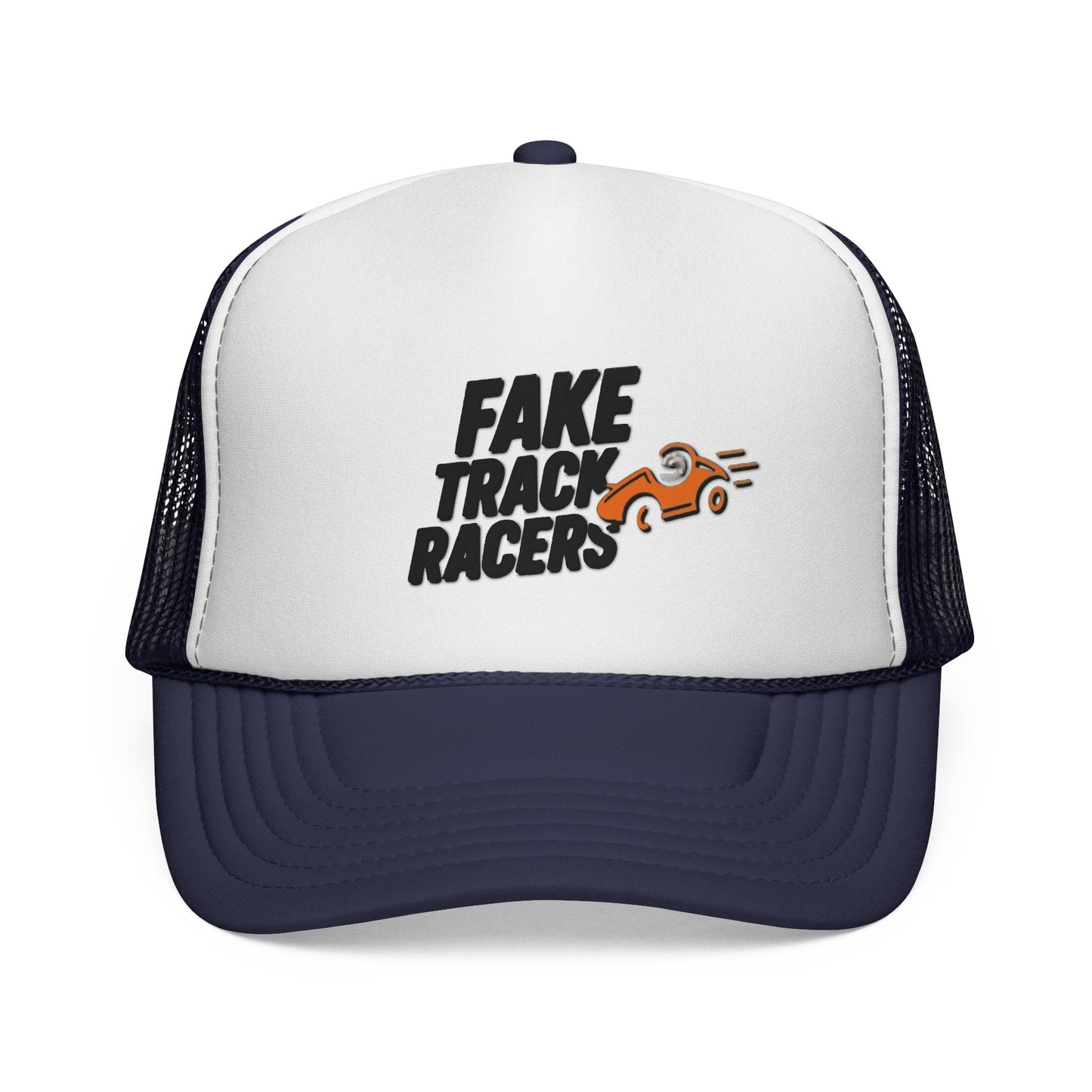 Fake Track Racers Mega Trucker Hat Mesh