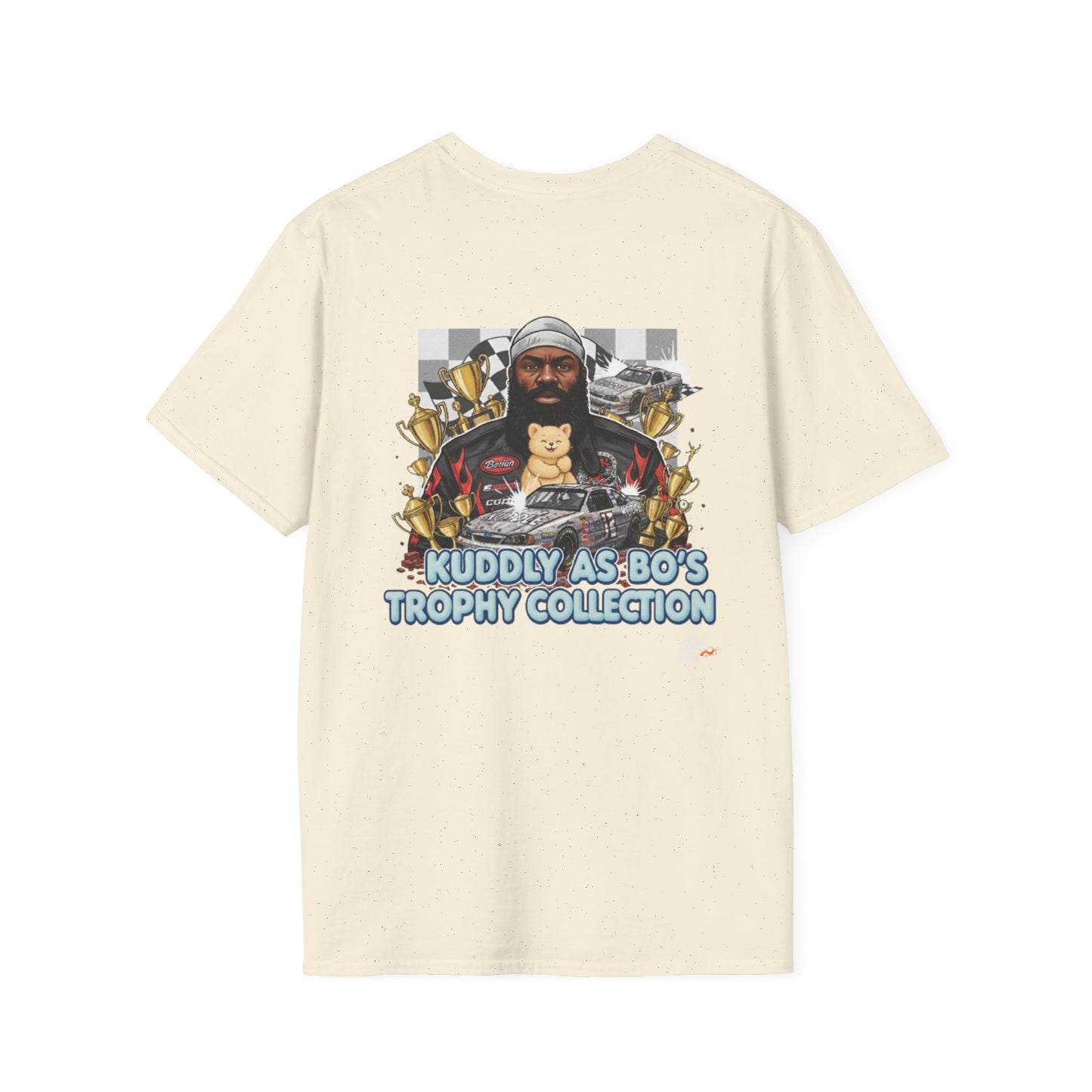 Vintage Style 90s Racing Tee Shirt BO SLAUGHTER Kuddle Fake Track Racers