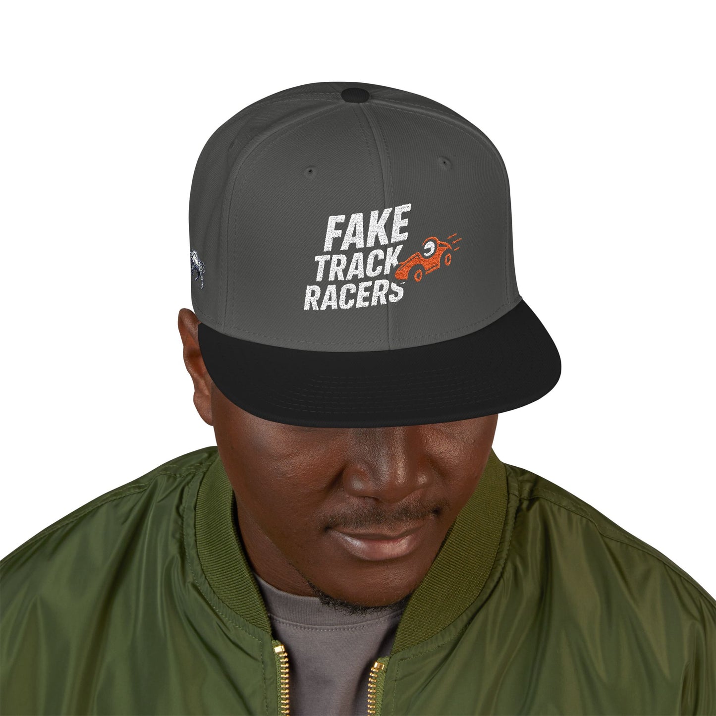 Fake Track Racers Mega Snapback