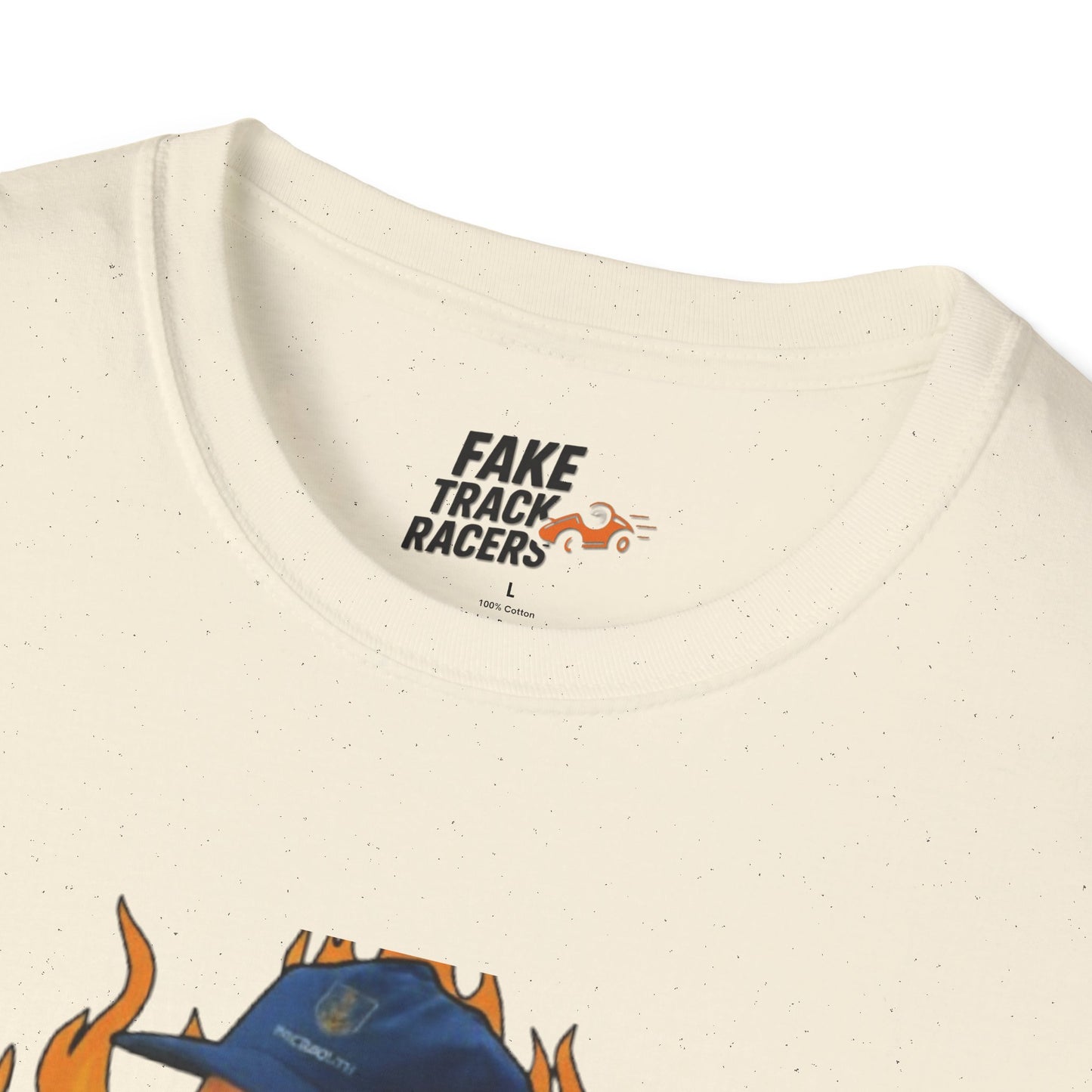 Vintage Style 90s Racing Tee Shirt NORMAN SPARKS Victory Fake Track Racers