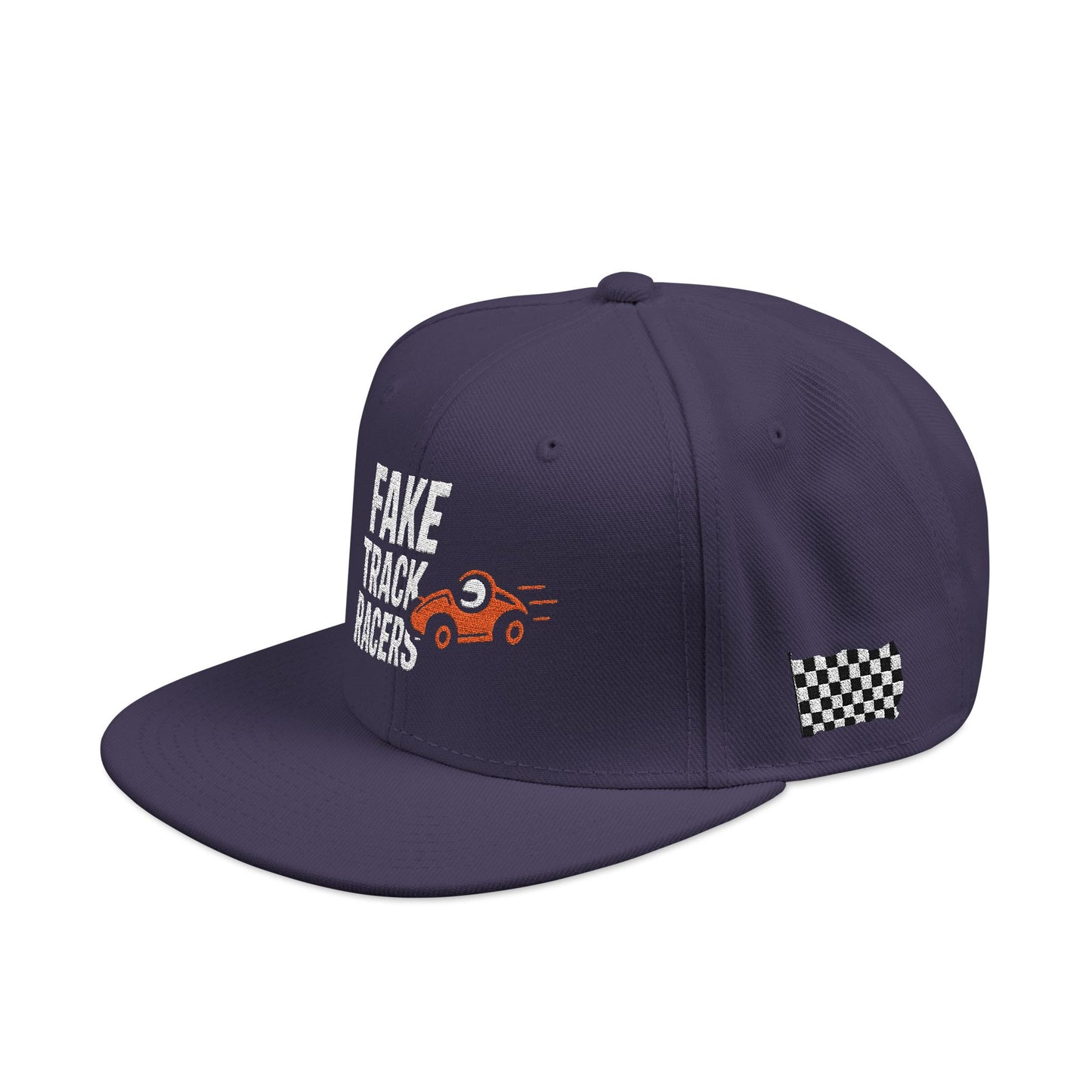 Fake Track Racers Mega Snapback