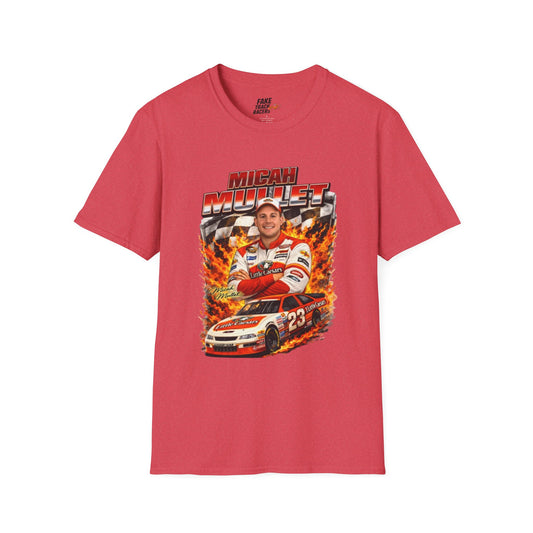 Vintage Style 90s Racing Tee Shirt JIMMY JAMES STROUD Fake Track Racers