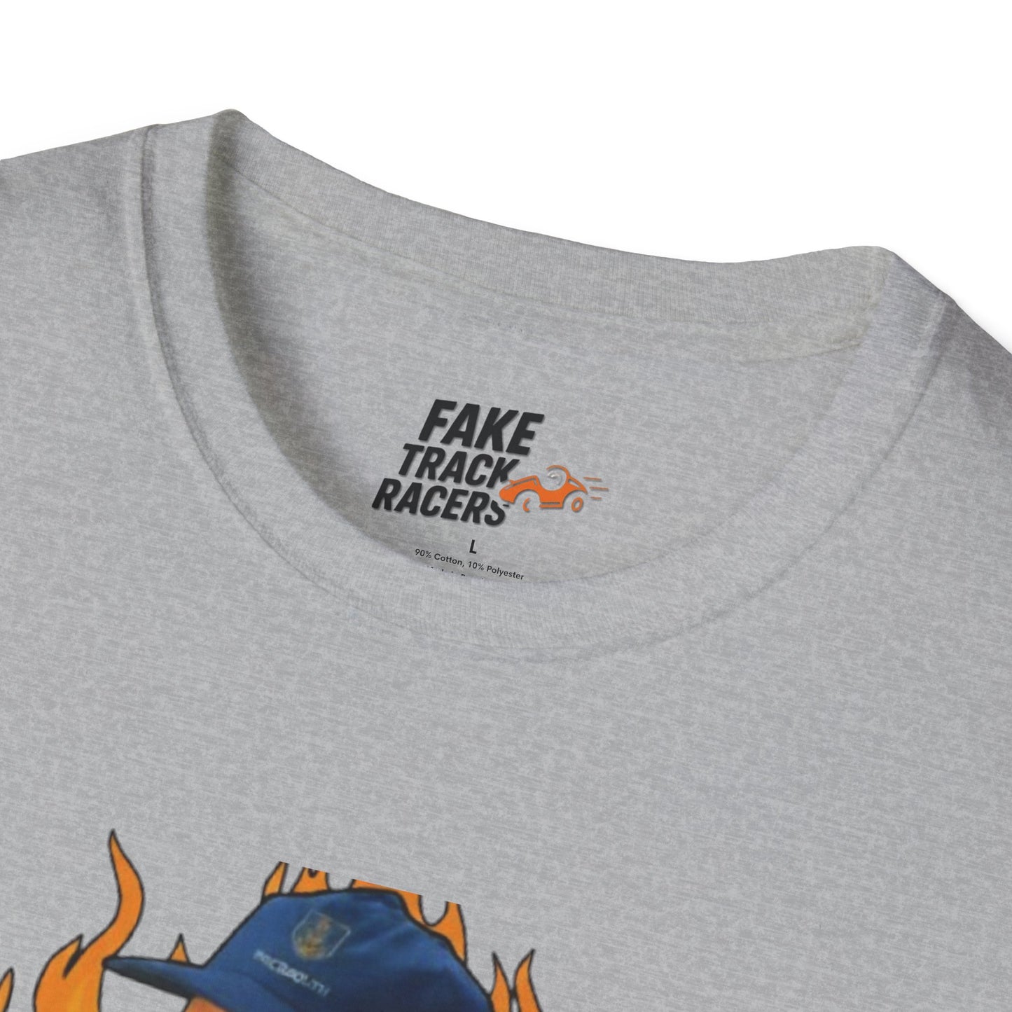 Vintage Style 90s Racing Tee Shirt NORMAN SPARKS Victory Fake Track Racers