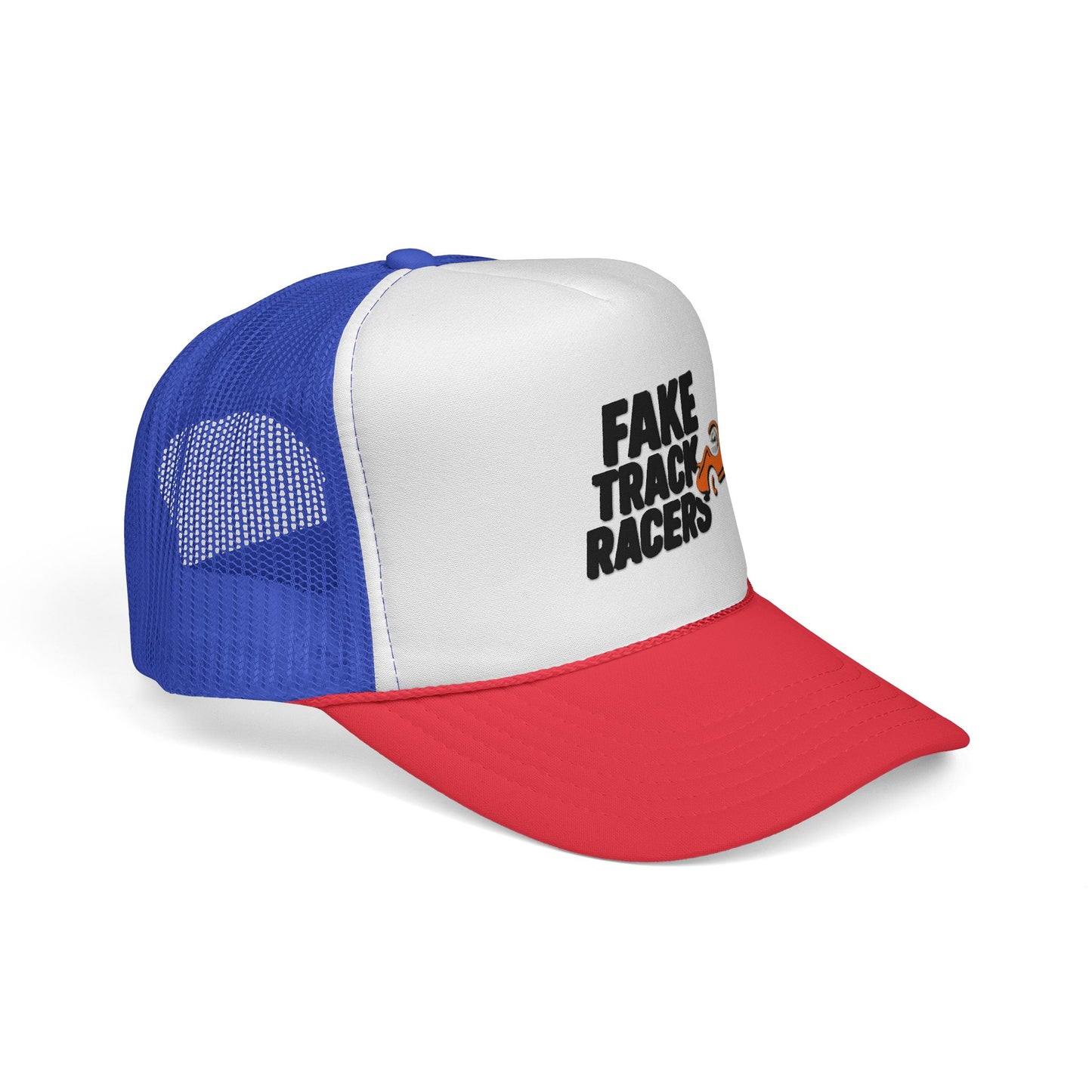 Fake Track Racers Mega Trucker Hat Mesh