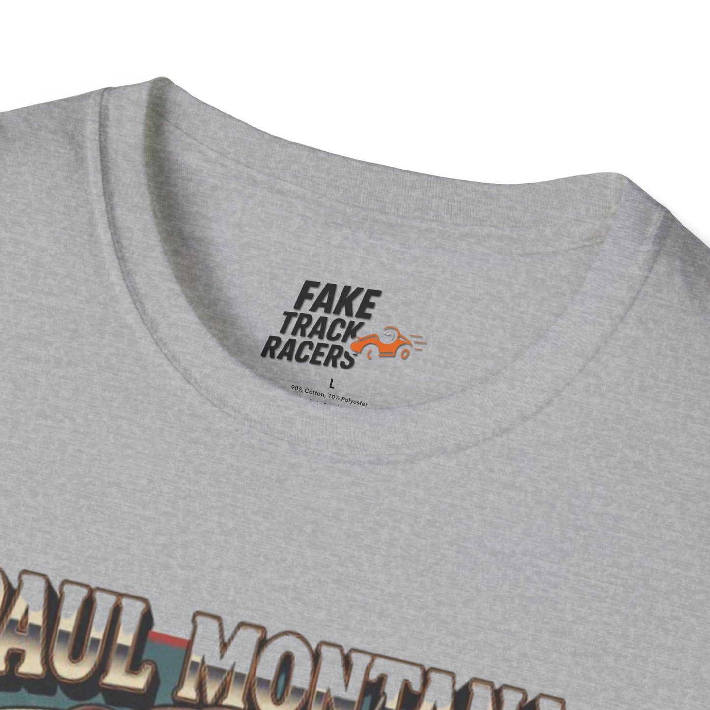 Vintage Style 90s Racing Tee Shirt PAUL MONTANA Bull Fake Track Racers