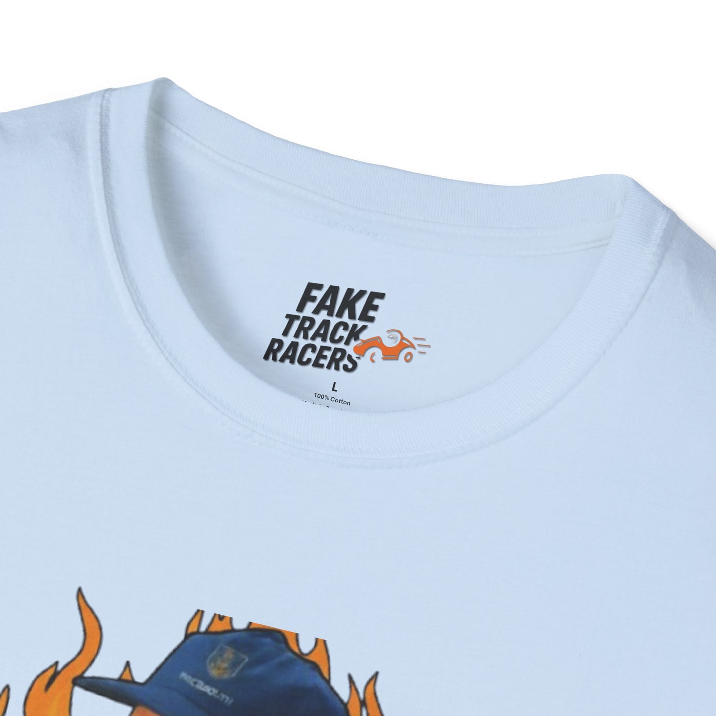 Vintage Style 90s Racing Tee Shirt NORMAN SPARKS Victory Fake Track Racers