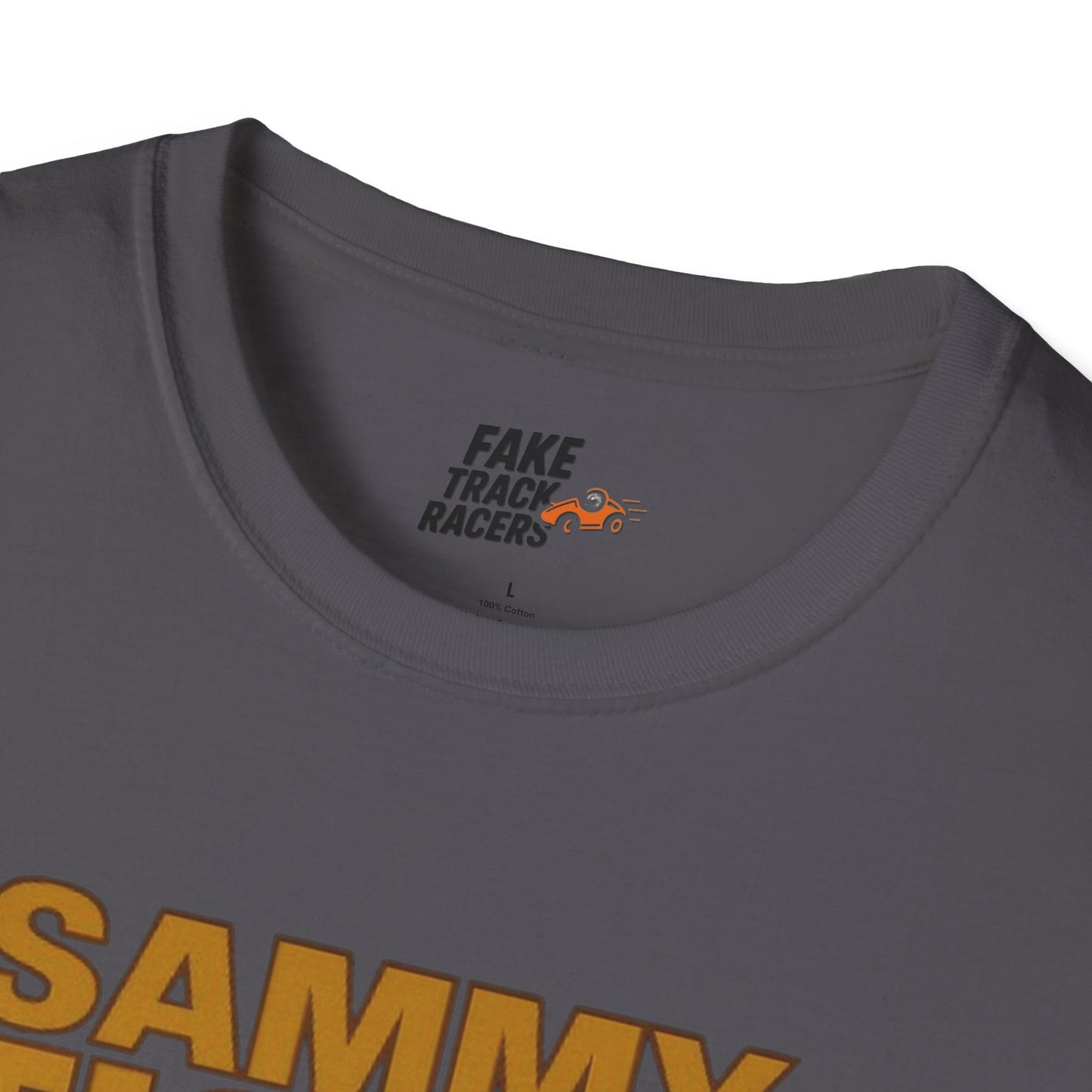Vintage Style Racing Tee Shirt SAMMY TICKLE, 1988 Champion Shirt Fake Track Racers