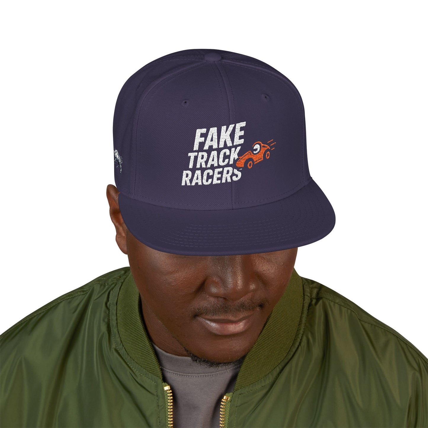 Fake Track Racers Mega Snapback