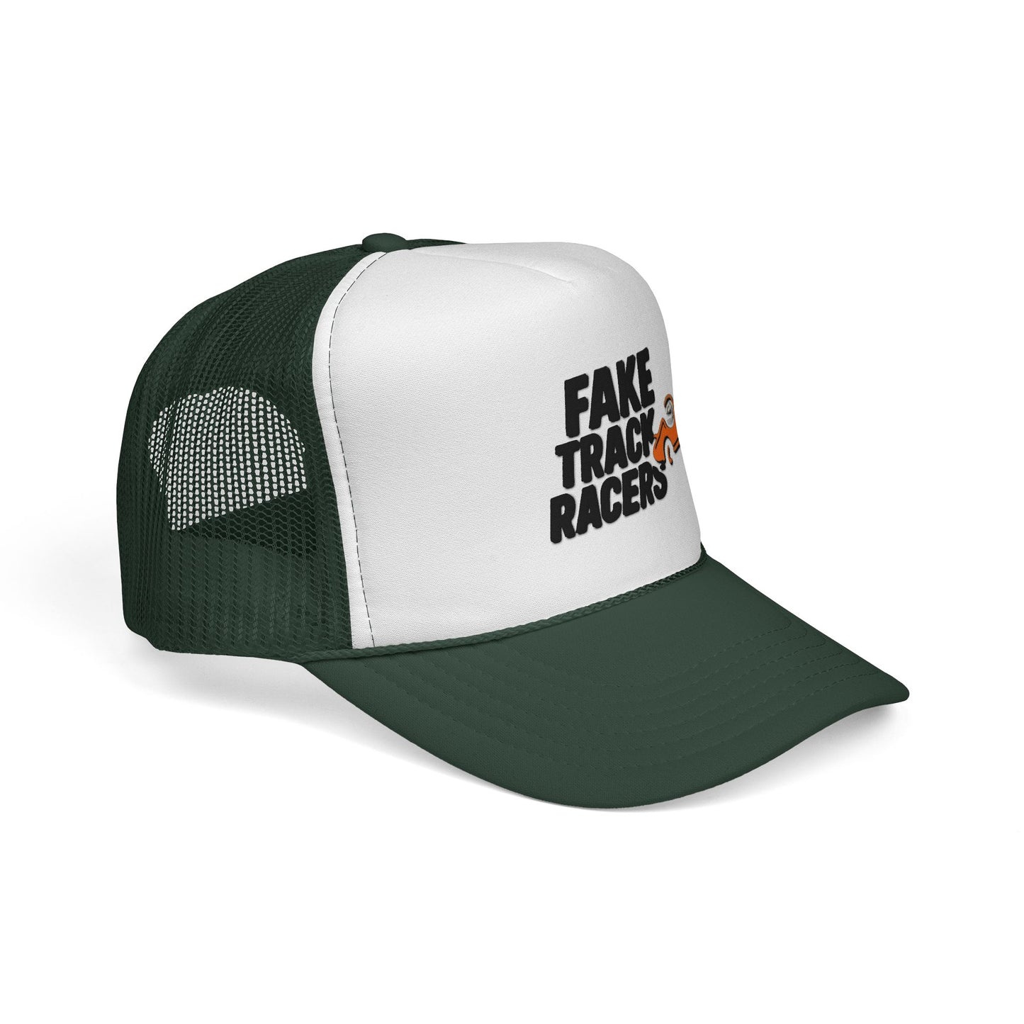 Fake Track Racers Mega Trucker Hat Mesh