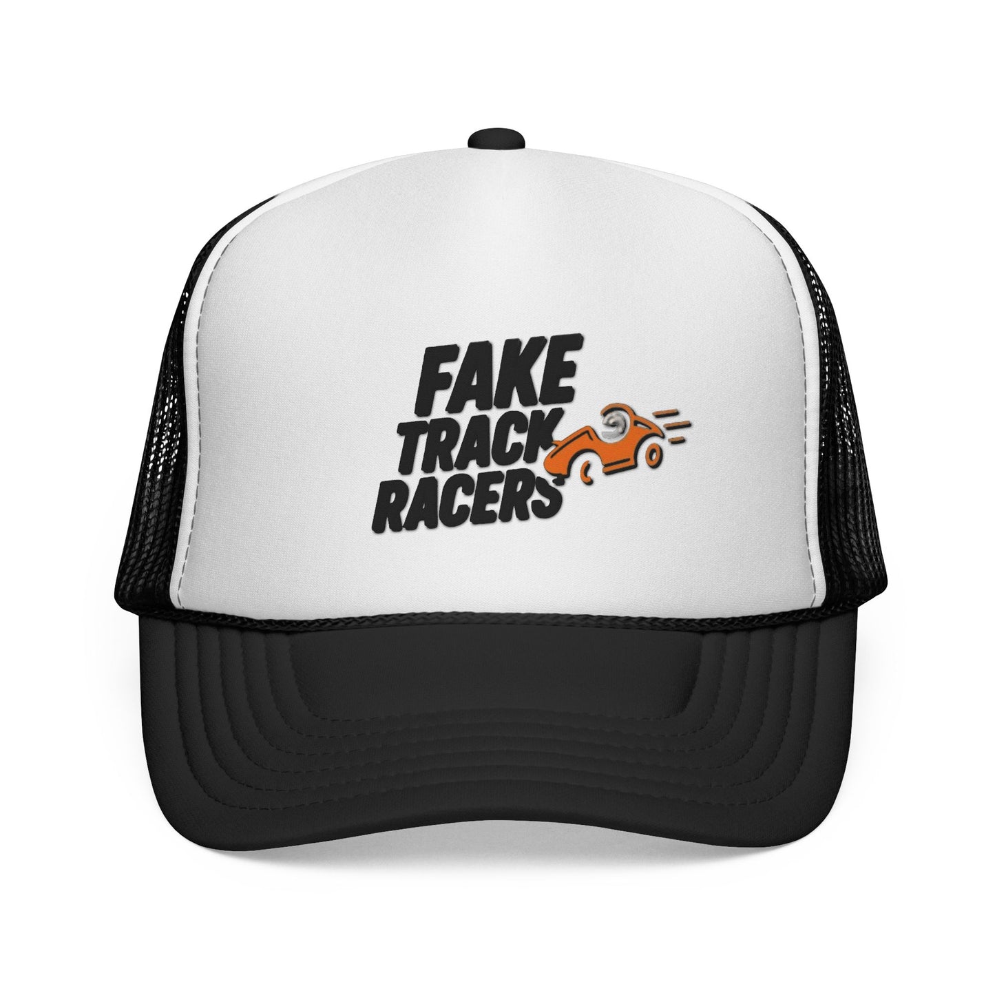 Fake Track Racers Mega Trucker Hat Mesh